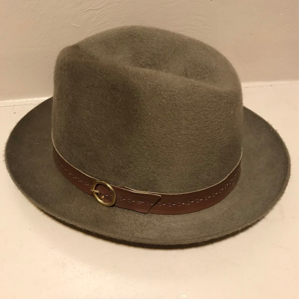 Vintage MCM Kevin McAndrew Men’s Fedora Hat. Satin Lining. Gold Logo. Size 7.